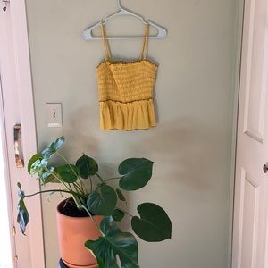 Yellow Urban Outfitters Tank Top